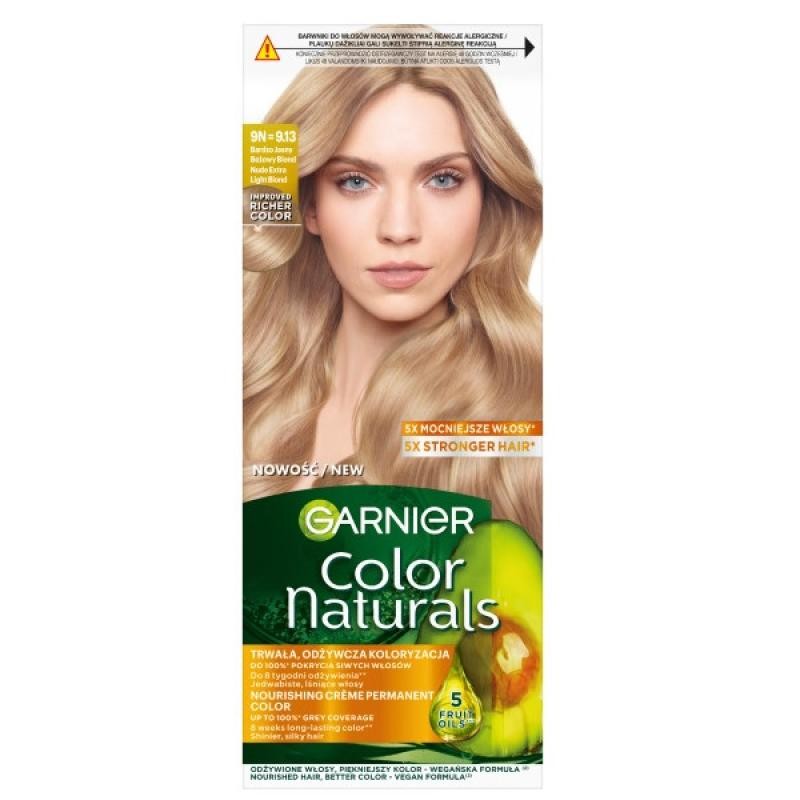 Garnier color naturals creme tintura per capelli 9n 9.13 biondo beige chiarissimo