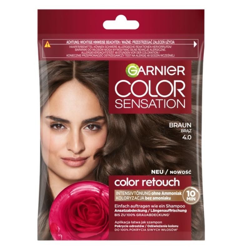 Garnier shampoo color retouch color 4.0 castano