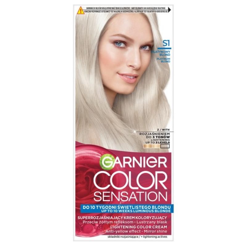 Garnier tinta per capelli color sensation creme s1 biondo platino