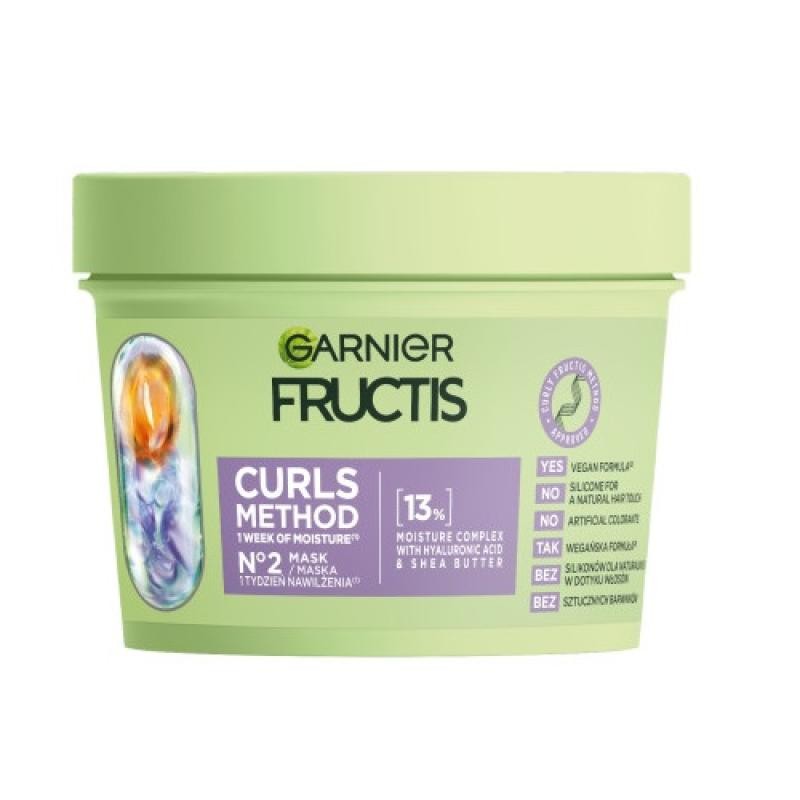Garnier maschera fructis curls method per capelli ricci 370 ml