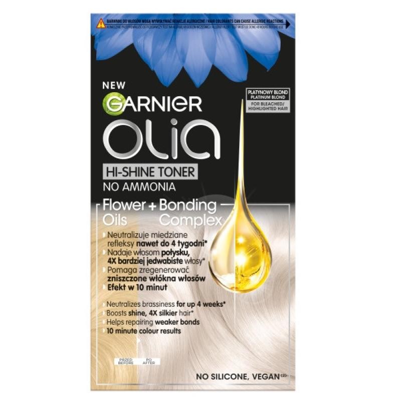 Garnier olia hi shine toner toner per capelli 10.01 biondo platino