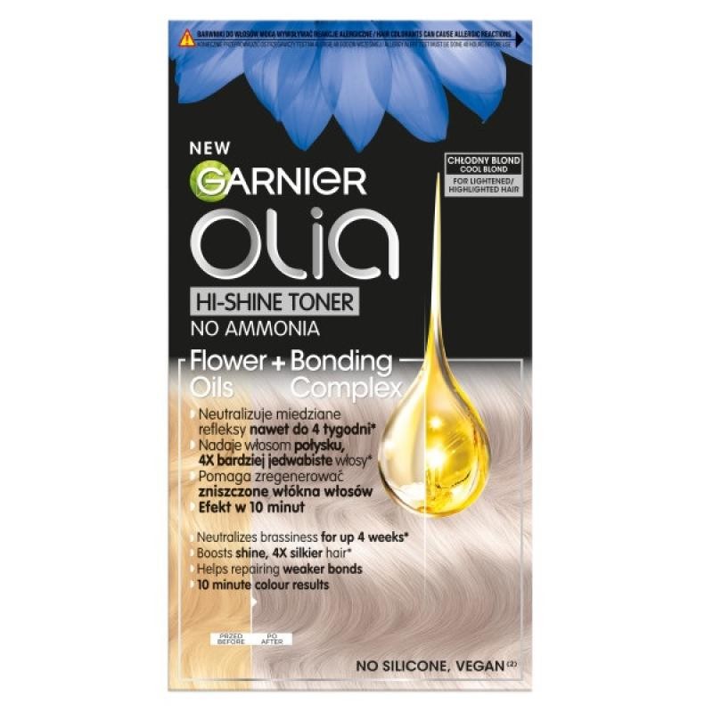 Garnier olia hi shine toner toner per capelli 9.1 biondo freddo