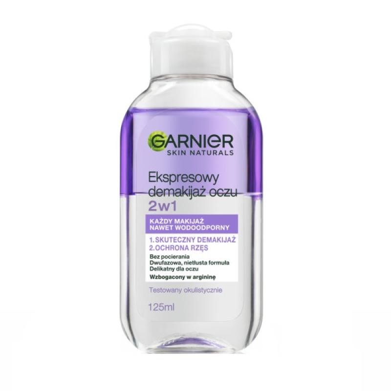 Garnier skin naturals eye make-up remover 2 in 1 struccante occhi 125 ml