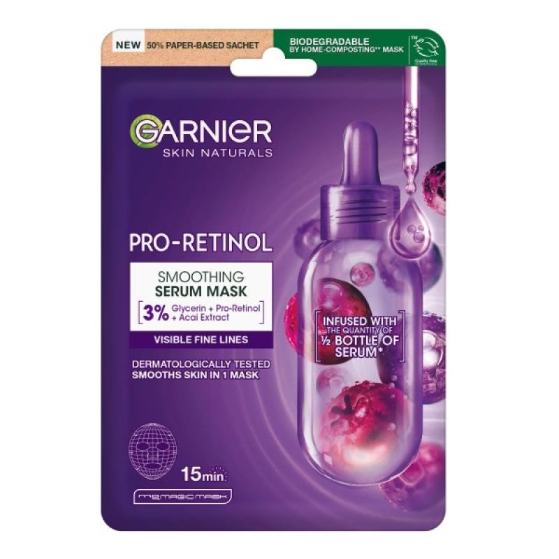 Garnier maschera viso al pro-retinolo skin naturals 22 g