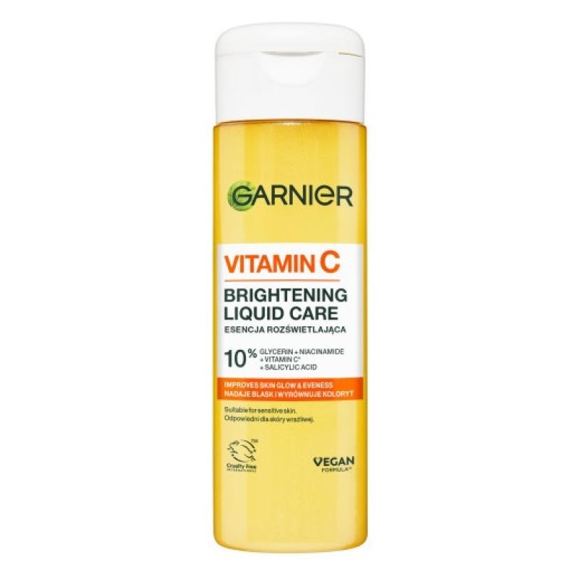 Garnier essenza illuminante per il viso al vitamina c brightening liquid care 120 ml
