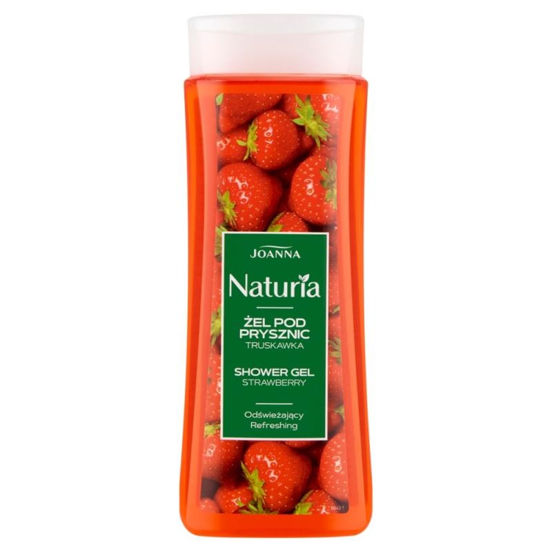 Joanna naturia shower gel gel doccia rinfrescante fragola 300ml