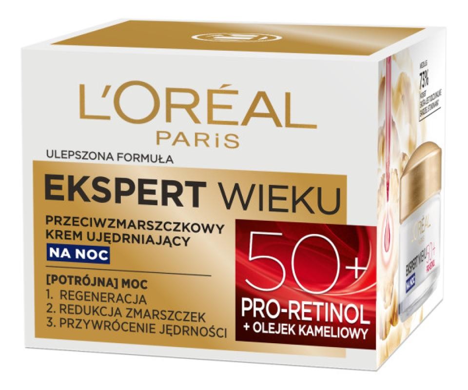 L'oreal age specialist age expert 50+ crema notte rassodante antirughe 50 ml