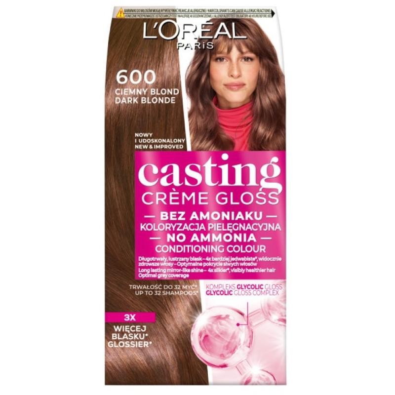 L'oreal tinta per capelli casting creme gloss 600 biondo scuro
