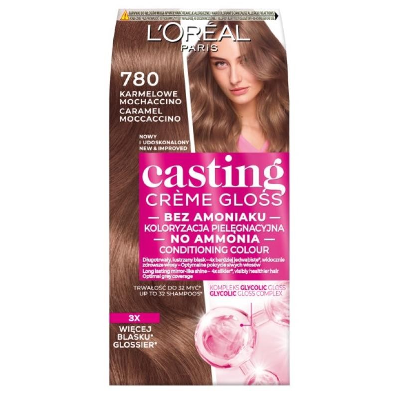 L'oreal tinta per capelli casting creme gloss 780 caramel mochaccino
