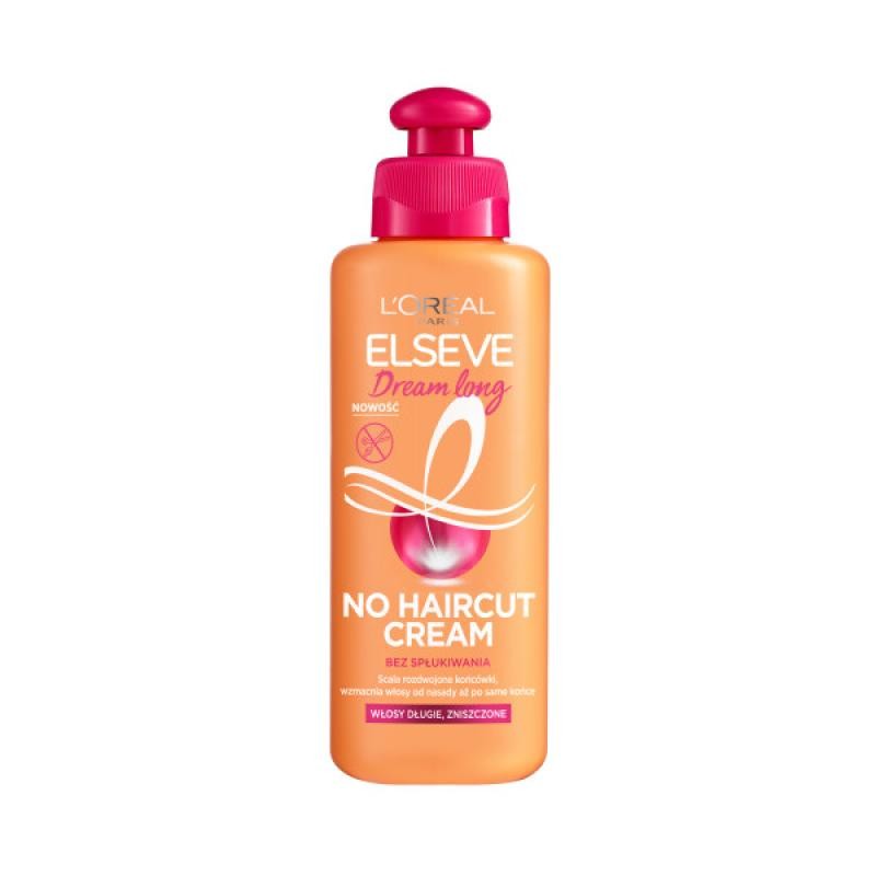 L'oreal elseve dream long no haircut cream crema per capelli lunghi che protegge da rotture e doppie punte 200 ml