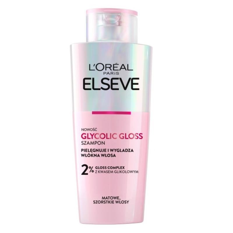 L'oreal shampoo rivitalizzante elseve glycolic gloss che restituisce lucentezza ai capelli spenti 200 ml