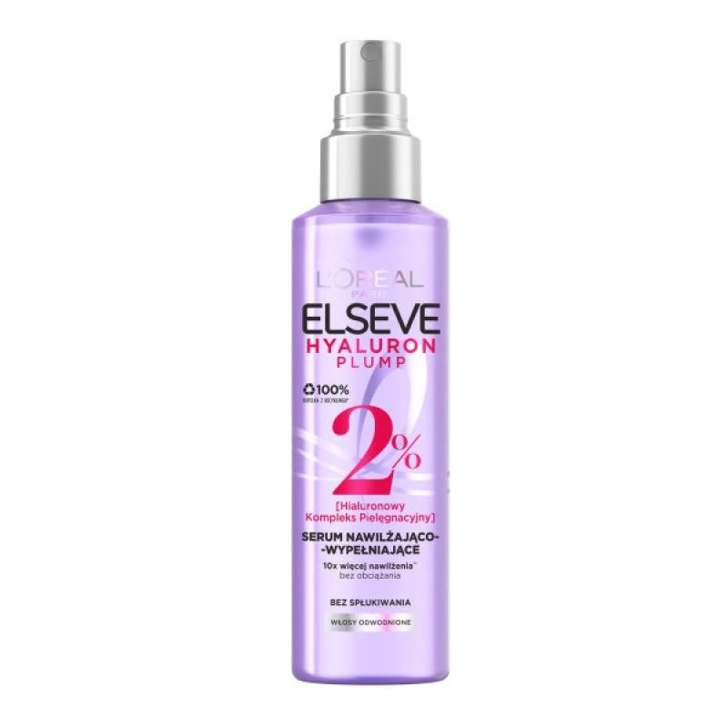 L'oreal elseve hyaluron plump siero spray idratante e riempitivo 150 ml