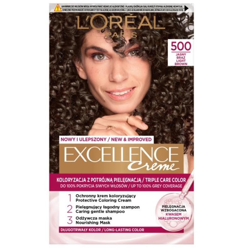 L'oreal tinta per capelli excellence creme 5 castano chiaro