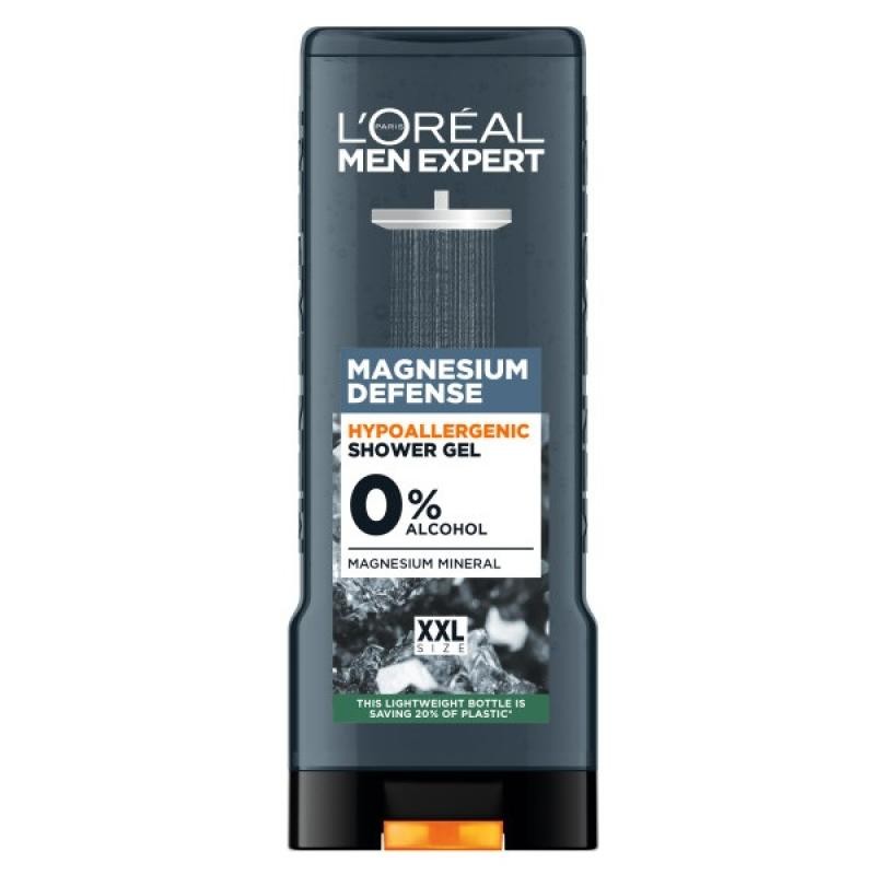 L'oreal men expert magnesium defense gel doccia per uomo 400 ml