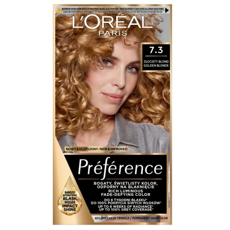 L'oreal tinta per capelli preferred 7.3 biondo dorato