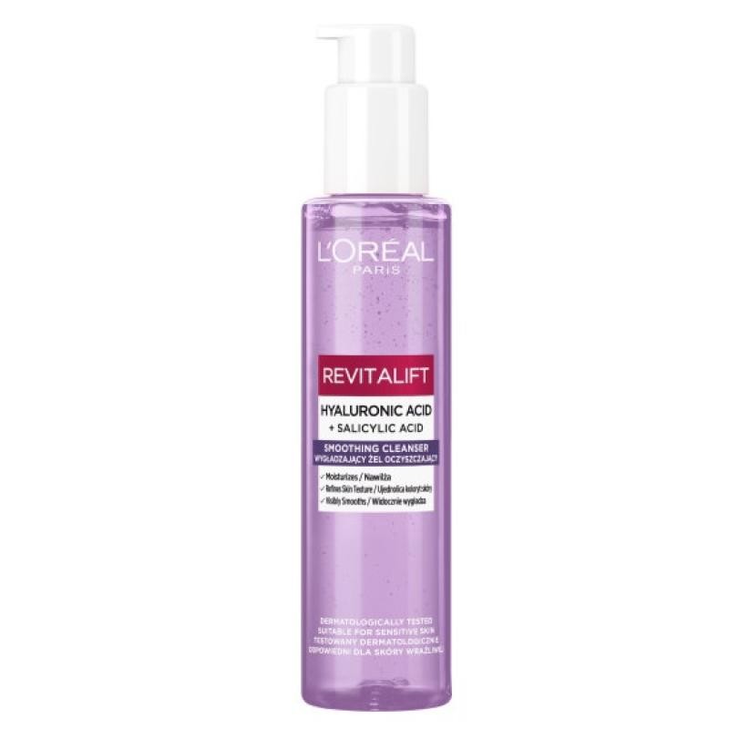 L'oreal revitalift filler gel detergente viso con acido ialuronico 150 ml