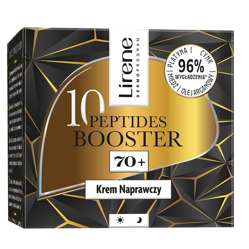 Lirene crema riparatrice booster 10 peptidi 70+ 50ml