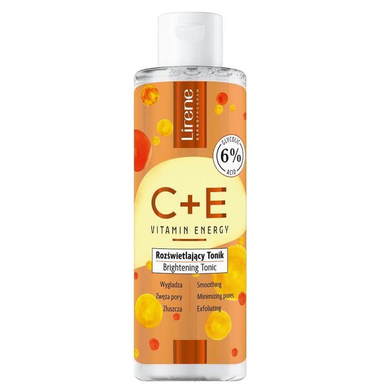 Lirene tonico esfoliante c+e vitamin energy 200 ml
