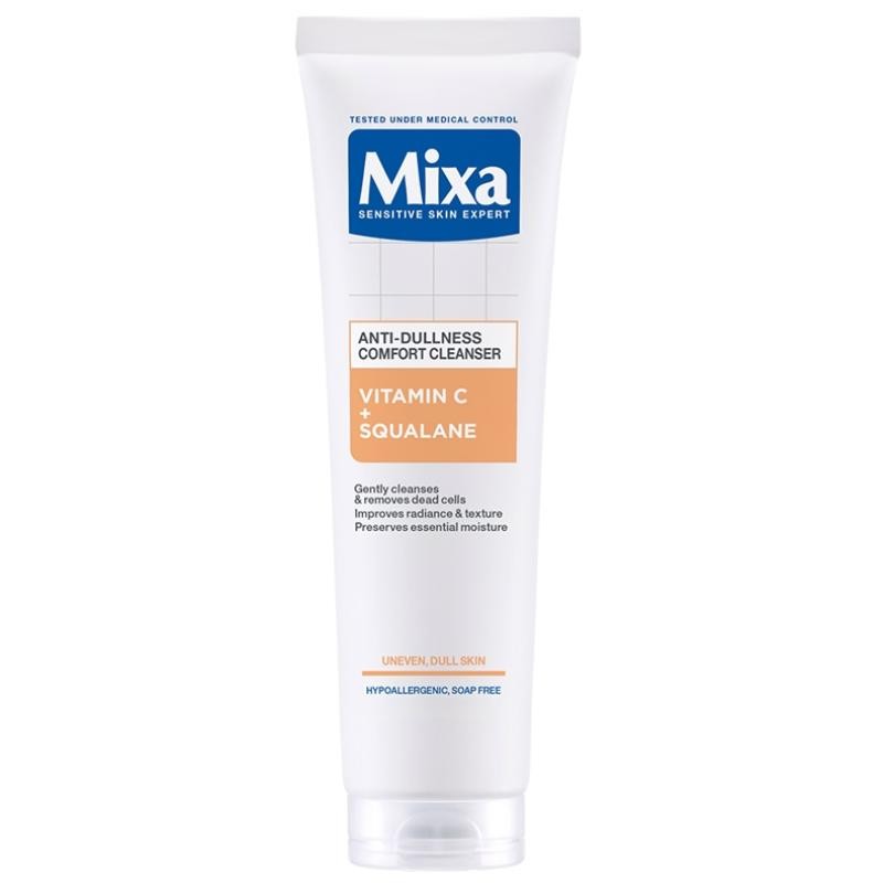Mixa lab radian comfort gel detergente viso anti-discolorazione vitamina c e squalano 150ml
