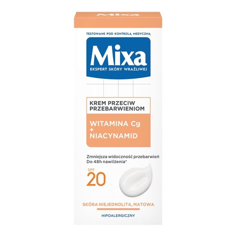 Mixa lab radiance crema viso fluida con vitamina c e spf20 contro le imperfezioni del viso 50ml