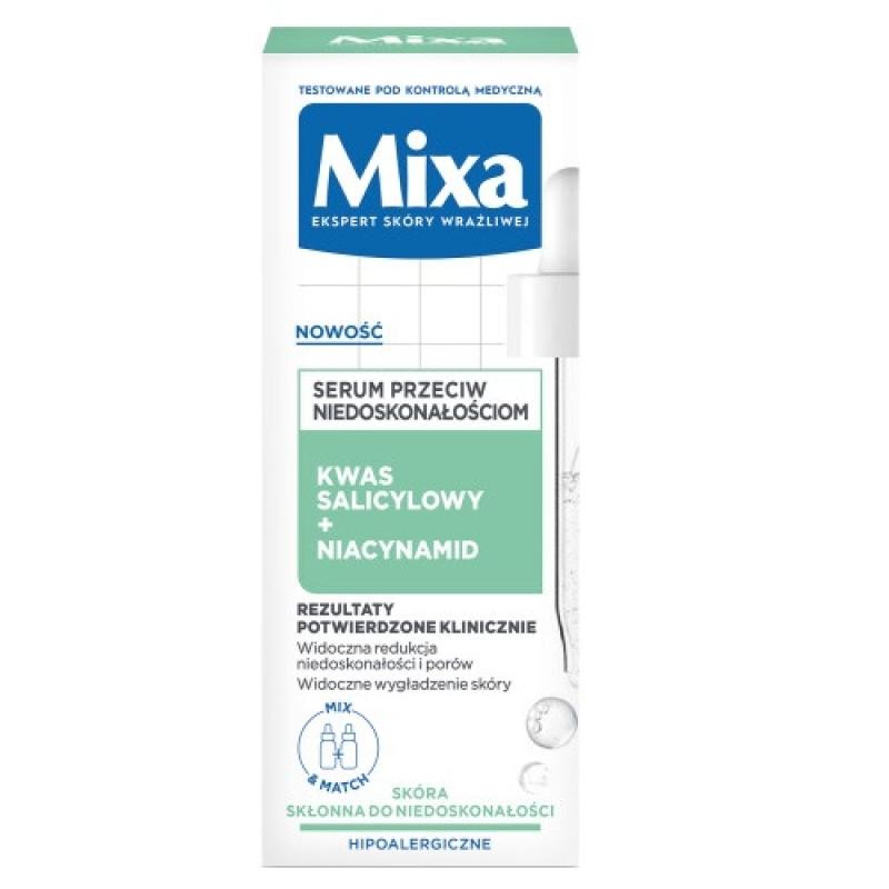 Mixa siero viso anti-imperfezioni con acido salicilico e niacinamide per pelle grassa 30 ml