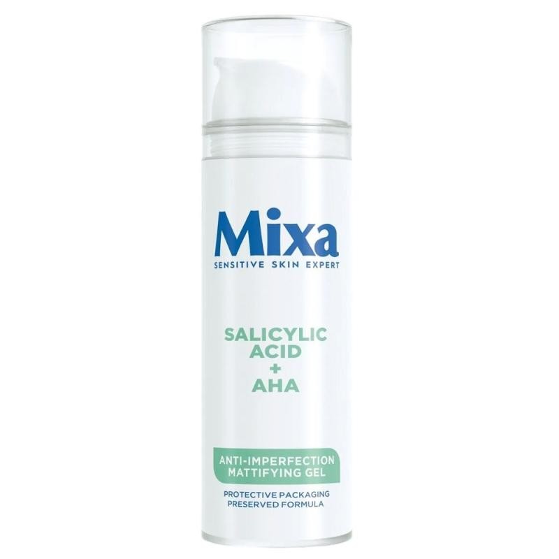 Mixa gel viso opacizzante contro le imperfezioni acido salicilico + acidi aha 50ml