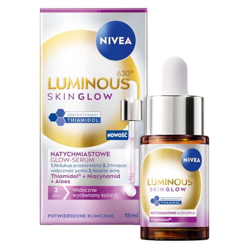 Nivea siero illuminante istantaneo luminous630 skin glow 15 ml