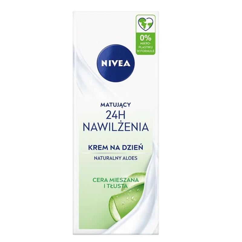 Nivea crema giorno opacizzante 24 ore idratante pelle mista e grassa 50 ml