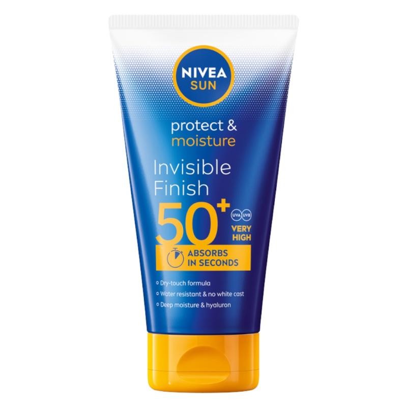 Nivea sun invisible finish crema solare idratante spf50+ 150ml