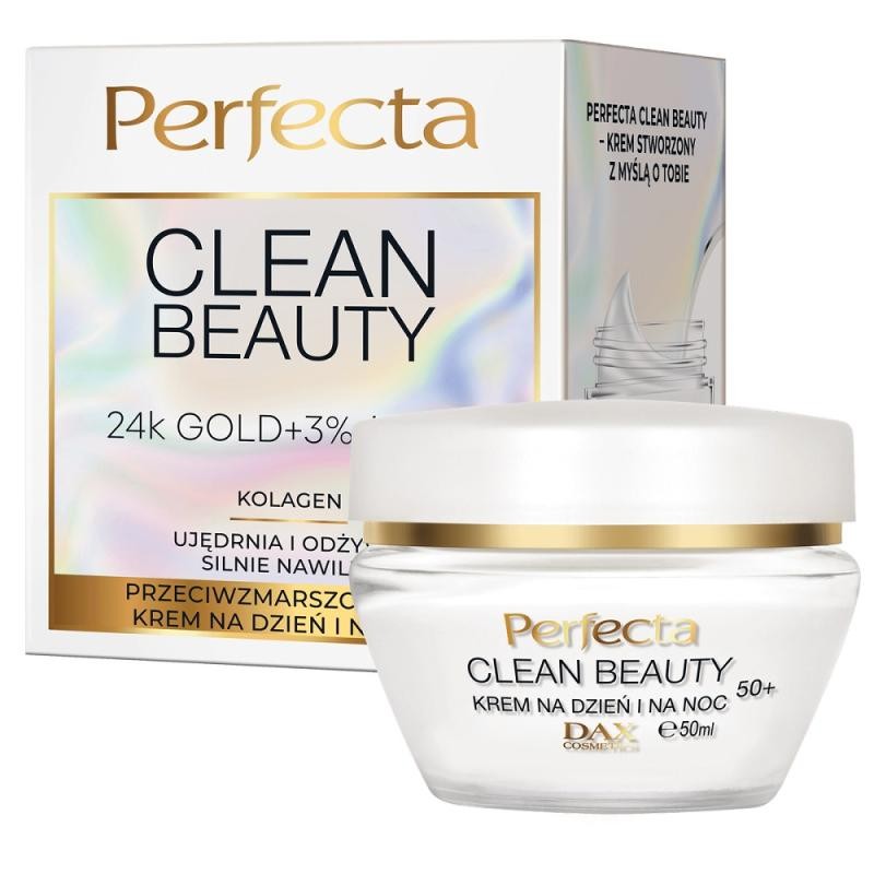 Perfecta clean beauty crema viso antirughe giorno e notte 50+ 50ml