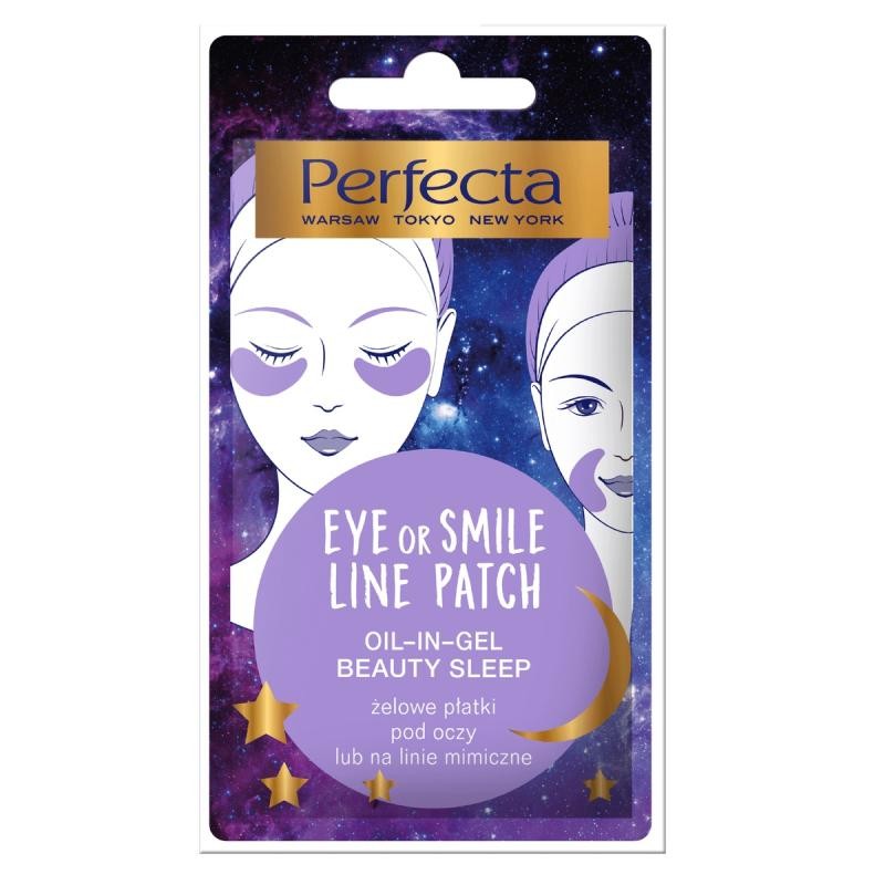Perfecta patch in gel per le linee degli occhi o del sorriso, per le occhiaie o per le rughe del viso, 2 pezzi.