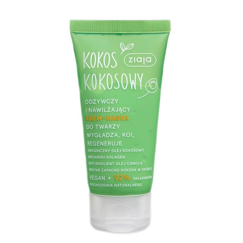 Ziaja crema-maschera viso nutriente e idratante al cocco 50 ml