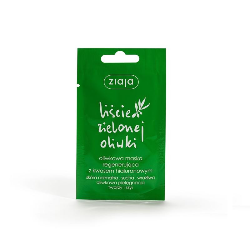 Ziaja maschera rigenerante all'olivo green olive leaves con acido ialuronico 7ml
