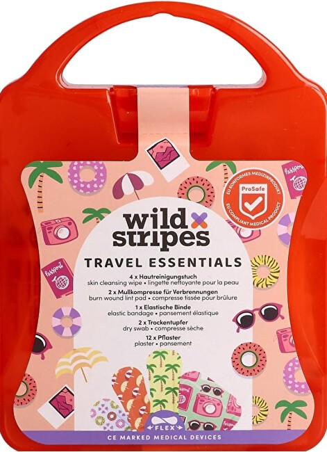 Wild Stripes Kit di pronto soccorso da viaggio unisex