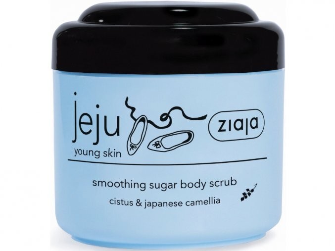 Ziaja Peeling corpo allo zucchero con granelli neri Scrub corpo levigante allo zucchero 200ml donna