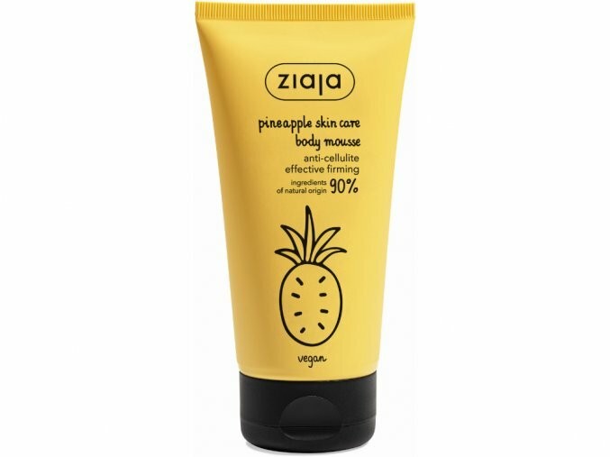 Ziaja Schiuma corpo anticellulite leggera Mousse corpo all'ananas 160ml donna