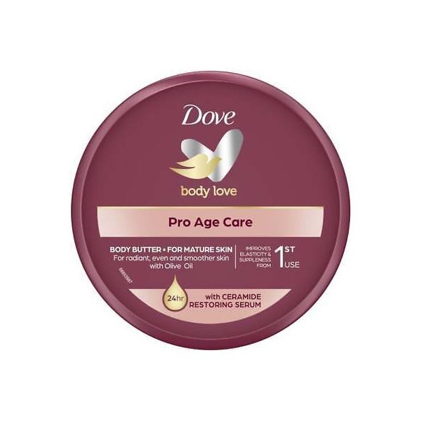 Dove Burro corpo per pelli mature Pro Age Body Butter 250ml donna
