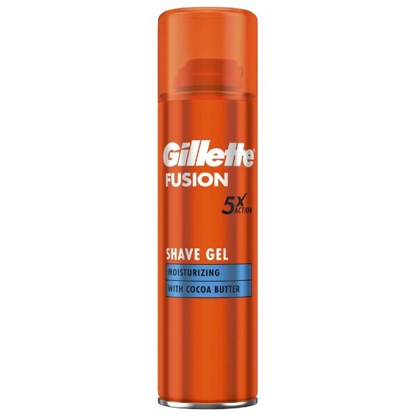 Gillette Gel da barba idratante per pelli sensibili Gillette Fusion 5 Gel da barba ultra idratante 200ml uomo