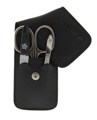 Pfeilring Solingen Set da viaggio per manicure 3 pezzi nero donna