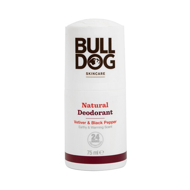 Bulldog Deodorante roll-on naturale Vetiver e Pepe Nero Deodorante Naturale 75ml uomo