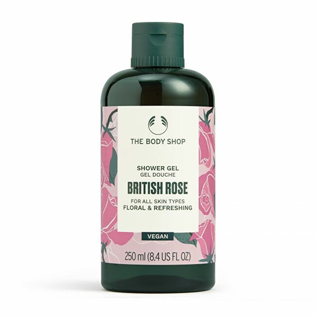 The Body Shop Gel doccia alla rosa britannica 250ml donna