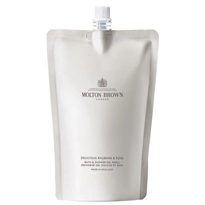 Molton Brown Ricarica Delizioso Bagno e Doccia al Rabarbaro e Rosa 400ml donna
