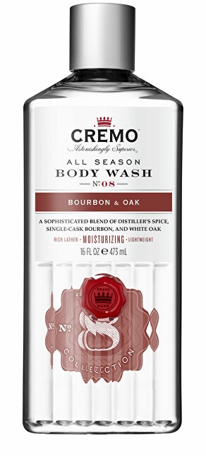 Cremo Gel doccia Bourbon & Oak Gel doccia 473ml uomo