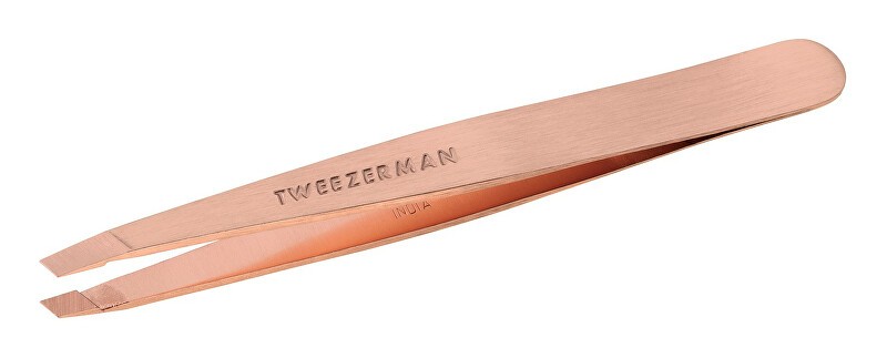 Tweezerman Pinzette oblique in oro rosa unisex