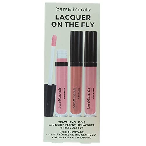 Lacquer On The Fly Set BareMinerals Gen Nude Liquid Lipstick Cant Even 37ml Gen Nude Liquid Lipstick Dahling 37ml Gen Nud