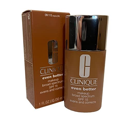 Clinique Even Better ParabenFree Hydrating Liquid Foundation CN 113 Sepia SPF 15 30ml donna