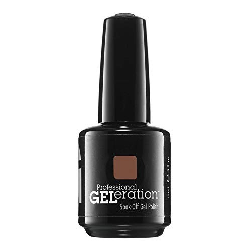 Jessica Geleration Colours SemiPermanent Nail Polish GEL1176 Toasted Pecans 15ml donna