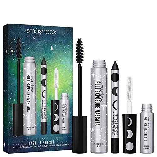 Set Smashbox Photo Finish Eyelash Primer 4ml Always On Gel Pencil Eyeliner Brewed 12 g Full Exposure Waterproof Volumizing