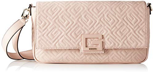 Guess Brightside Polyurethane Bag Shoulder Bag Rosewood donna
