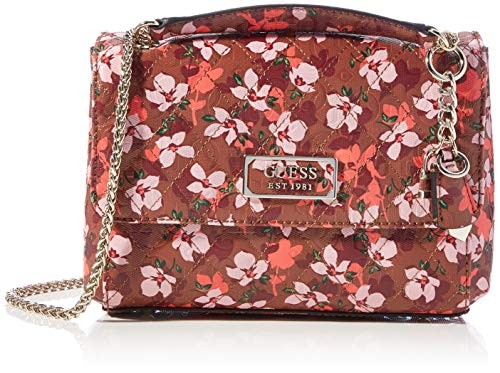 Guess Lola Synthetic Leather Convertible Xbody Flap Crossbody Bag donna